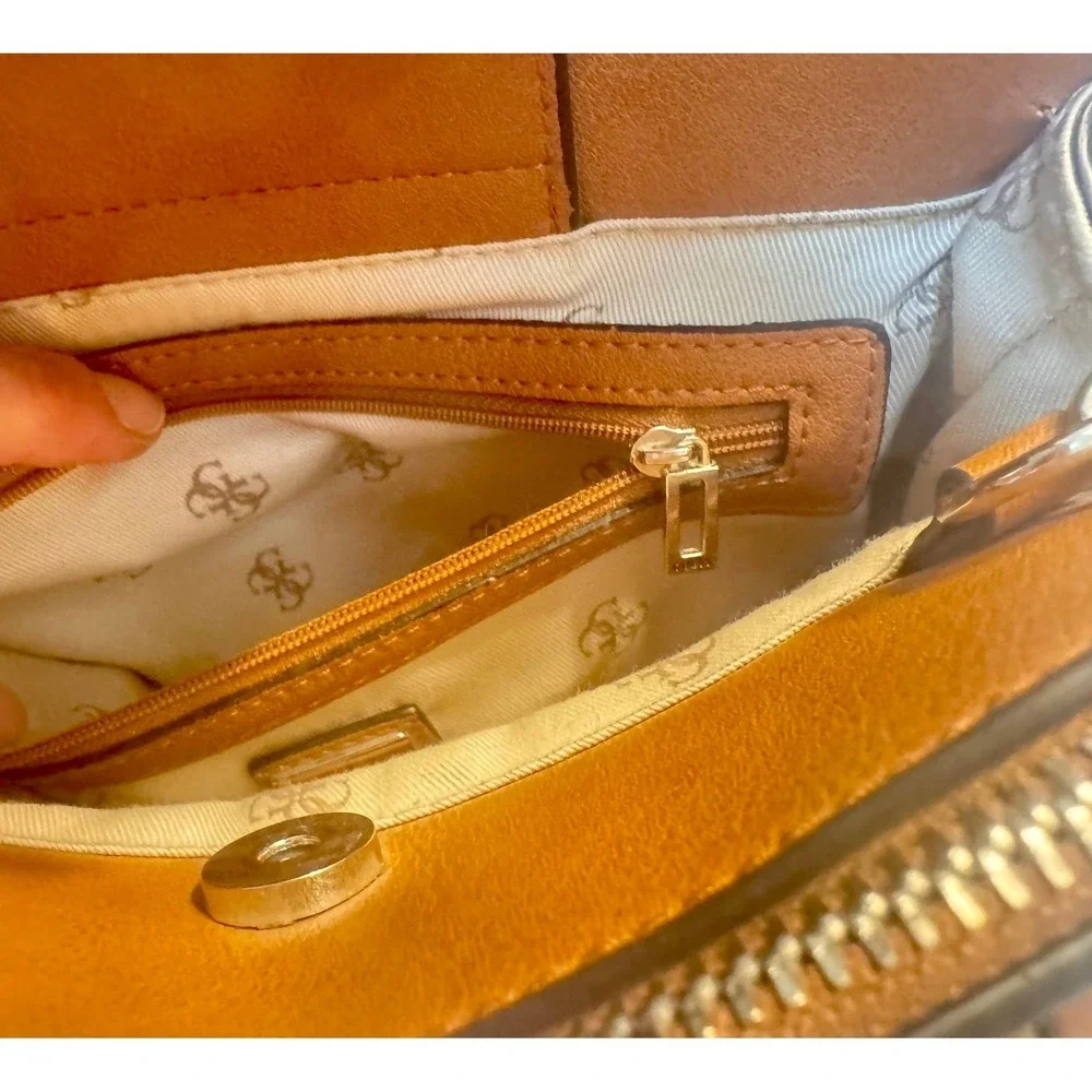 Guess two‎ way Huntley satchel with adjustable crossbody strap NWOT